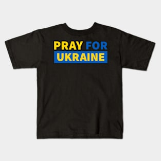 Pray For Ukraine Kids T-Shirt